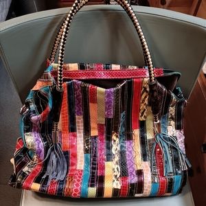 Segater Woman's Multicolor Boston Large Hobo Handbag